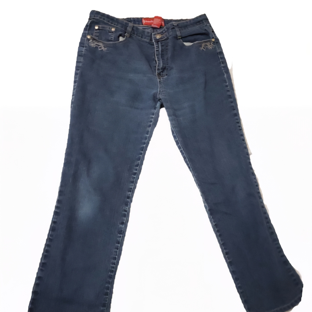 Classic Indigo Straight Leg Jeans